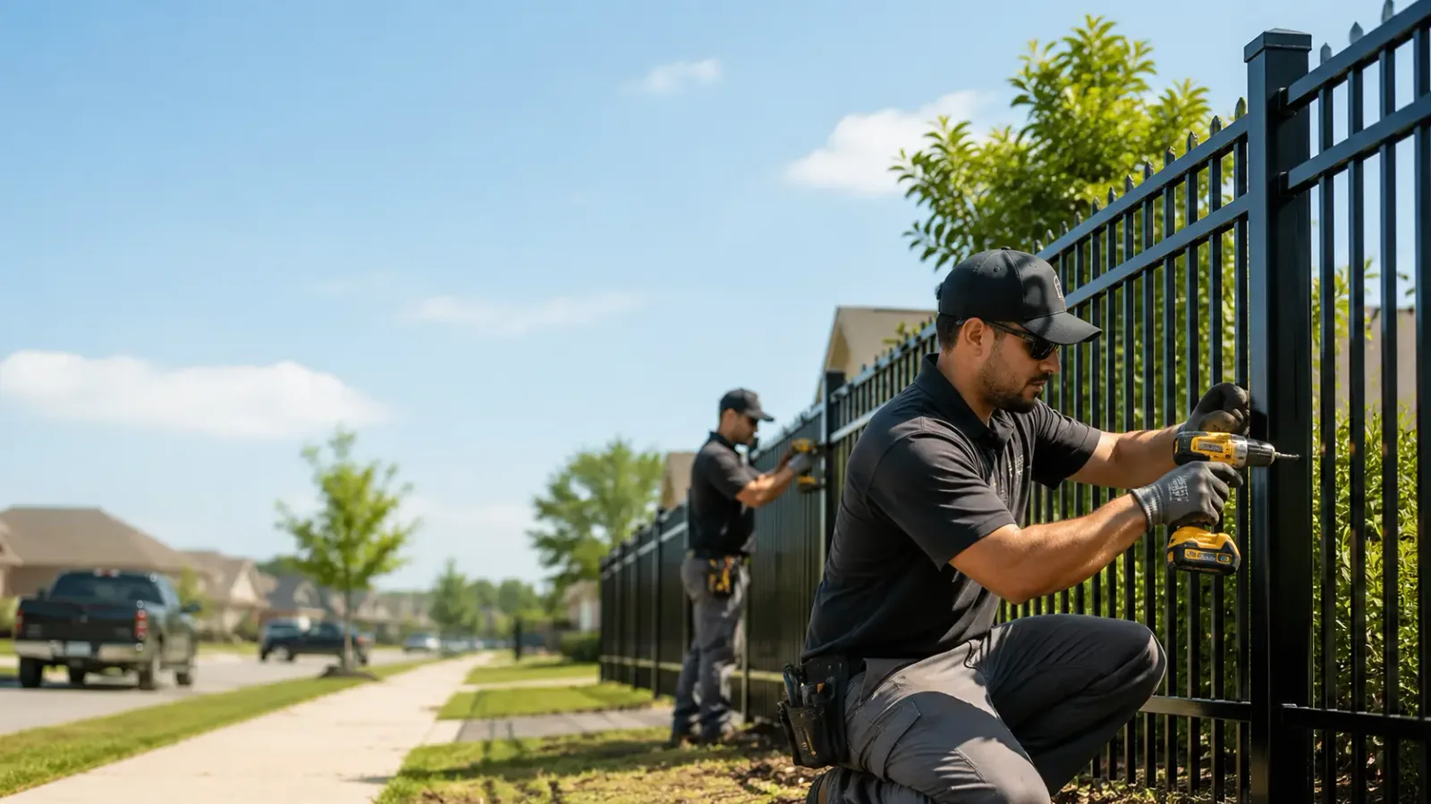Metal Fence Installation in Franklin, MI